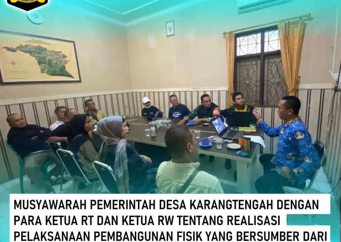 1. Musyawarah Pelaksanaan bangunan fisik