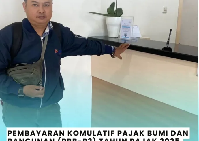 Kegiatan Pemdes Karangtengah Bisa Hari Kamis, 24 Juli 2025.➡️ Pembayaran Komulatif Pajak Bumi