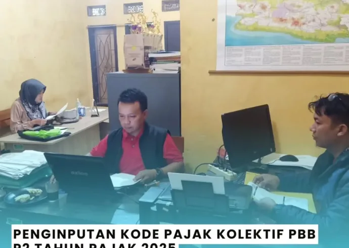 Kegiatan Pemdes Karangtengah Bisa Hari Kamis, 24 Juli 2025.➡️ Penginputan Kode Bayar Pajak Bum