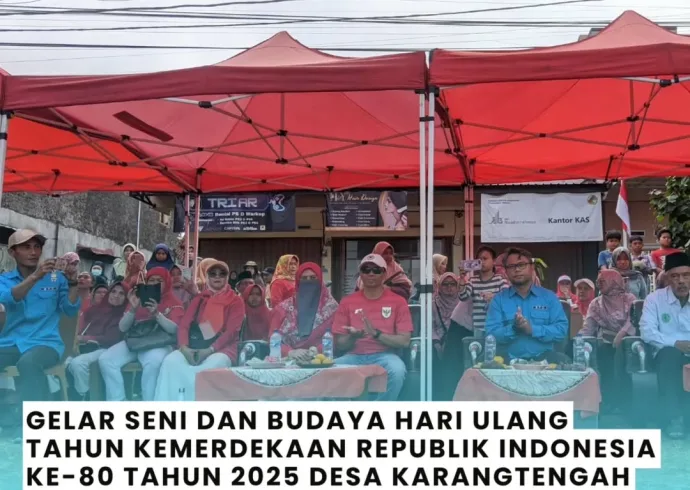 Kegiatan Pemdes Karangtengah Bisa Hari Minggu, 31 Agustus 2025.Gelar Seni Dan Budaya Hari Ulan