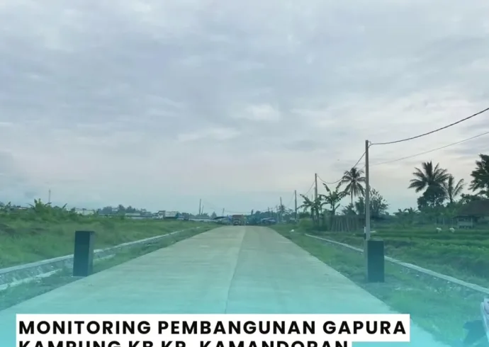 Kegiatan Pemdes Karangtengah Bisa Hari Selasa, 28 Oktober 2025.➡️ Monitoring Pembangunan Gapur