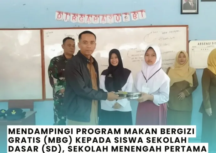 Kegiatan Pemdes Karangtengah Bisa Hari Senin, 14 Juli 2025.➡️ Mendampingi Program Makan Bergiz (1)